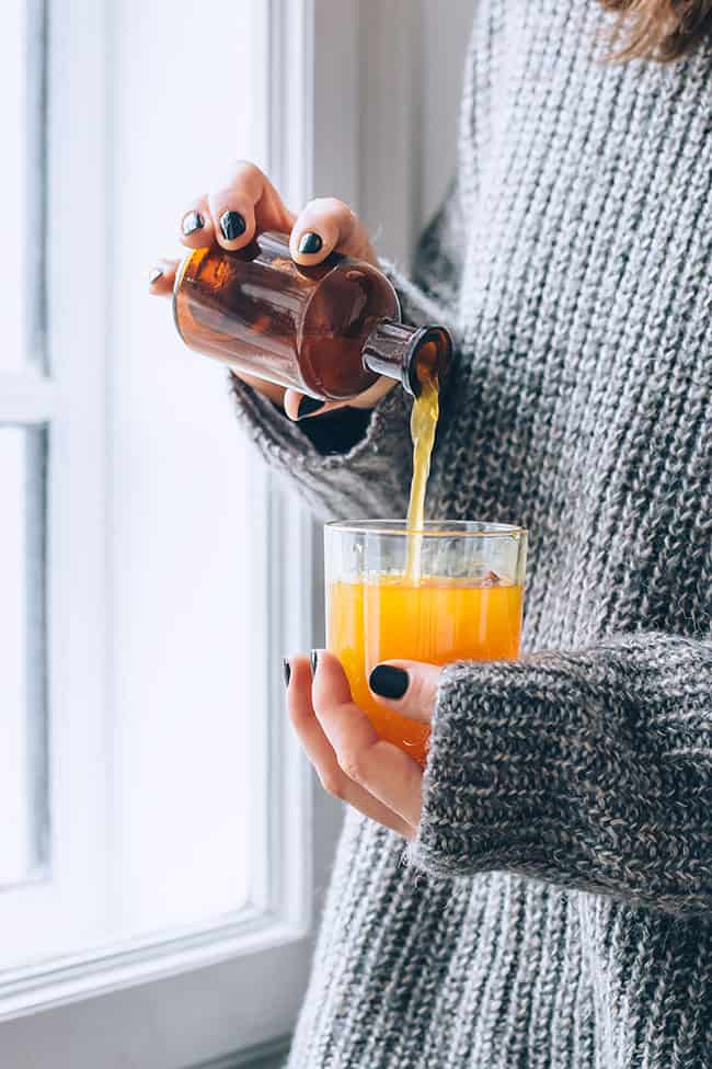 How to make a turmeric honey hot toddy