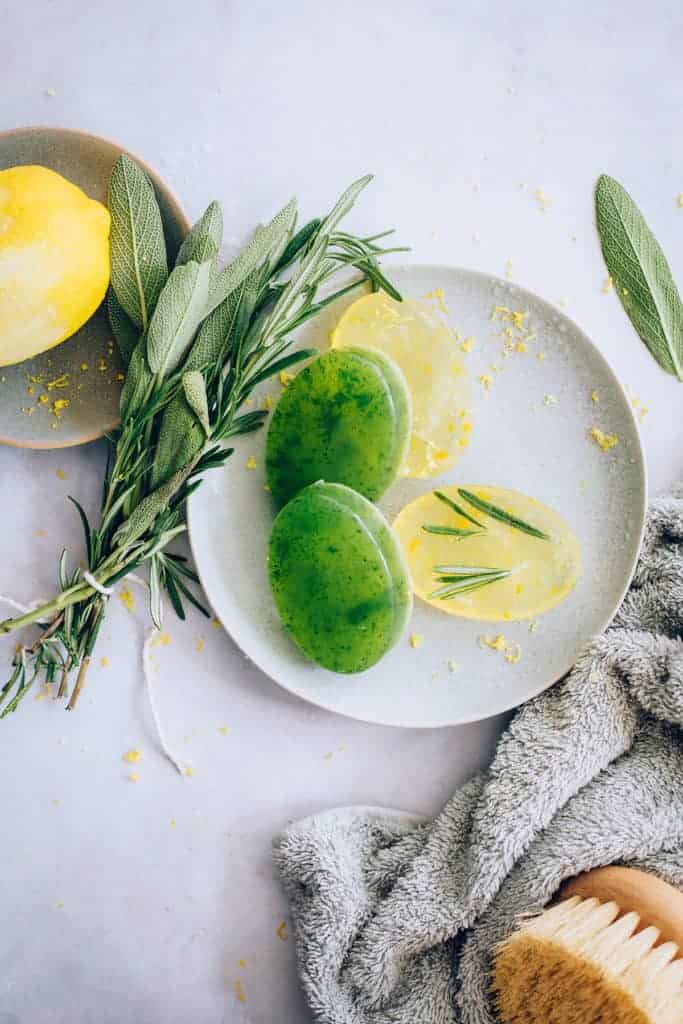 Homemade Soap Recipe with Herbs and Citrus
