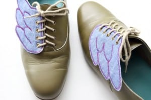 winged shoes