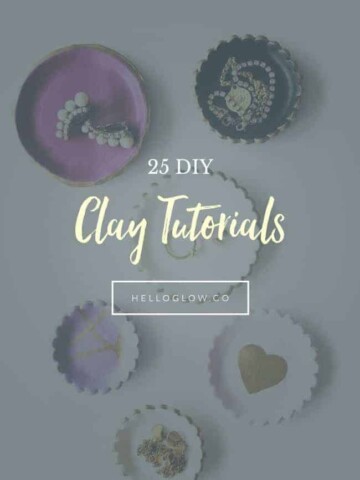 25 DIY Clay Tutorials - Hello Glow