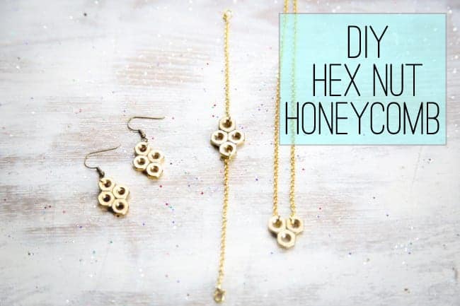 DIY Hex Nut Bracelet