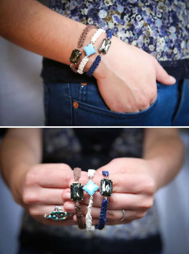 macrame bracelet DIY