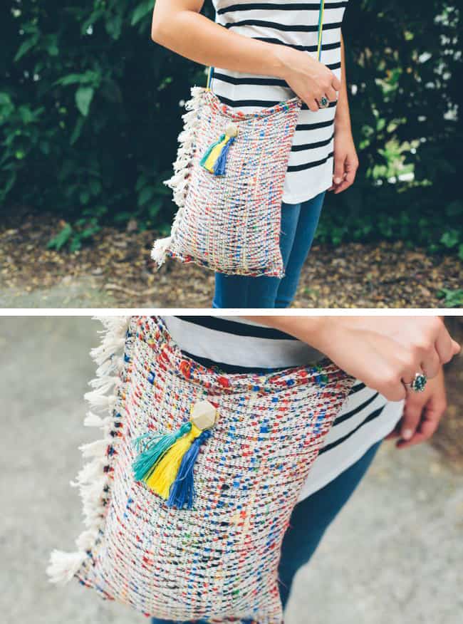 DIY Crossbody Tote | Hello Glow