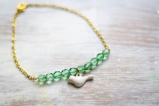 DIY Bracelet with Martha Stewart beads | Hello Glow