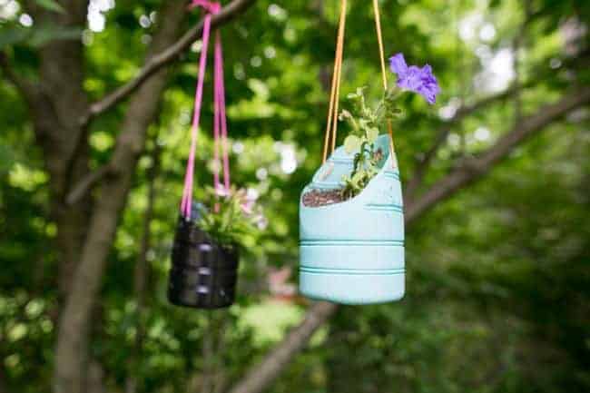 DIY hanging planters