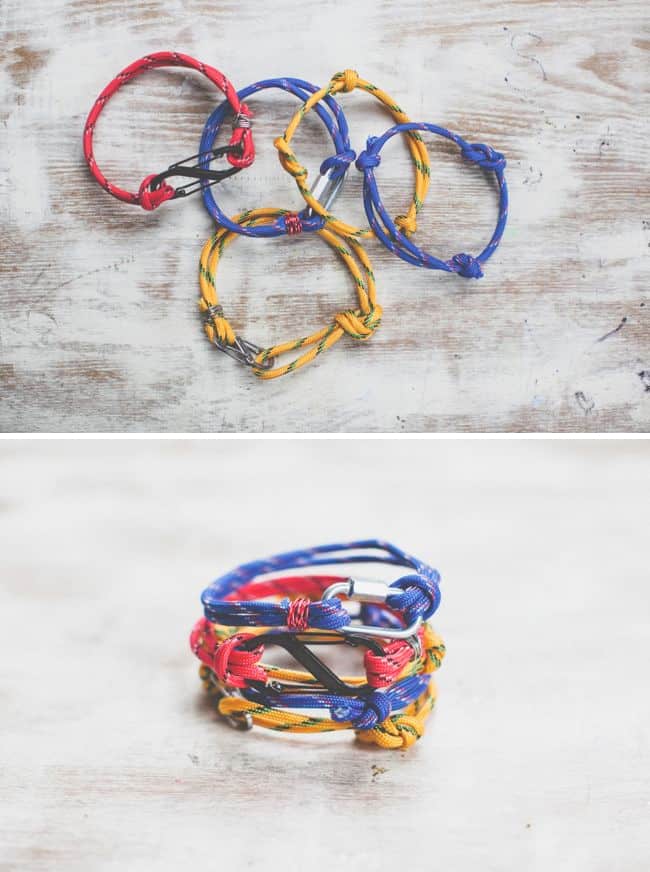 3 LAST MINUTE ROPE BRACELETS FOR DAD