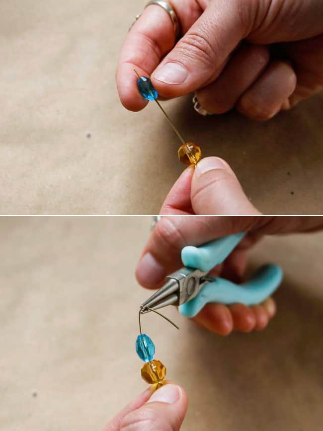 How to make earrings with eyepins | Hello Glow