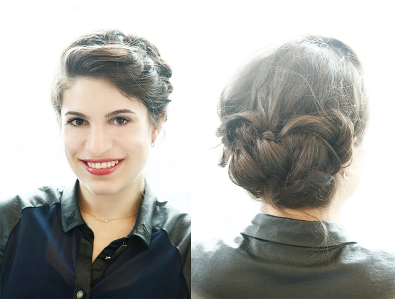 Knotted Updo | 25 Easy Updos | HelloGlow.co