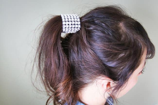 Ponytail Hair Wrap | 25 Easy Updos | HelloGlow.co