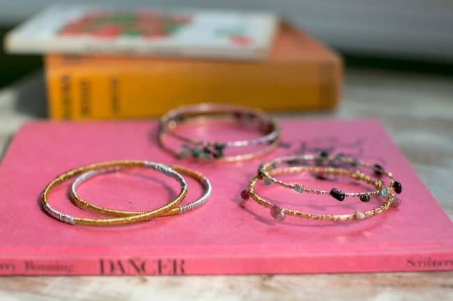 DIY Wire Wrapped Bracelets | Hello Glow