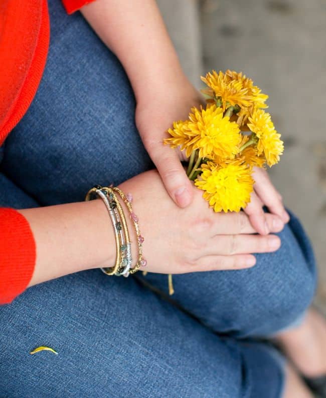 DIY Gold + Silver Bangles | Hello Glow