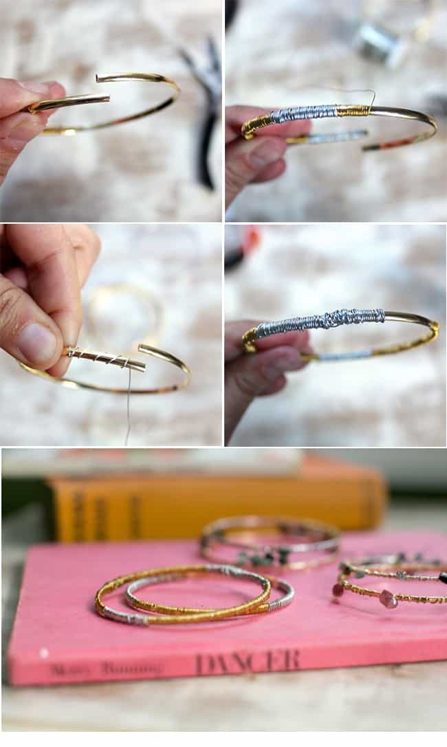 DIY Metal Bracelets | Hello Glow