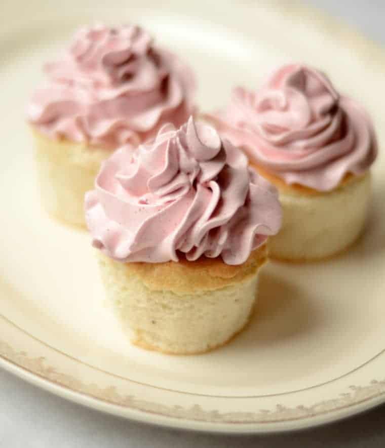 12 All-Natural Pink and Red Recipes That Are Still a Treat - Angel Food Cupcakes