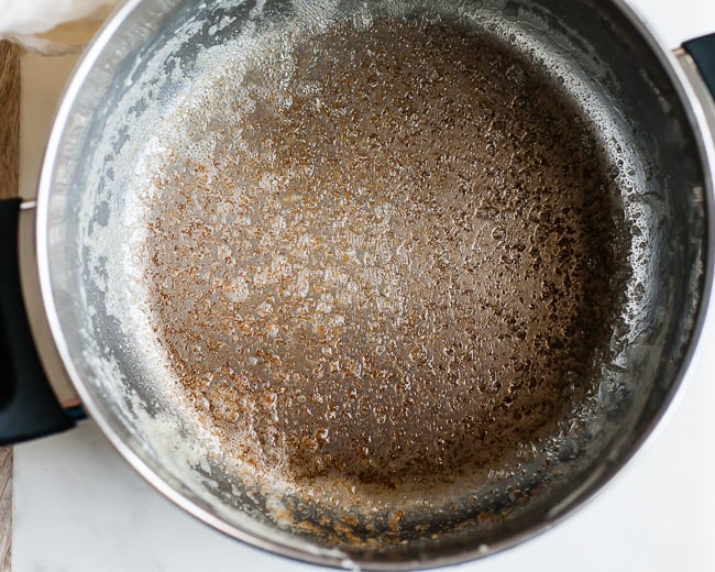 how to make ghee browned milk solids