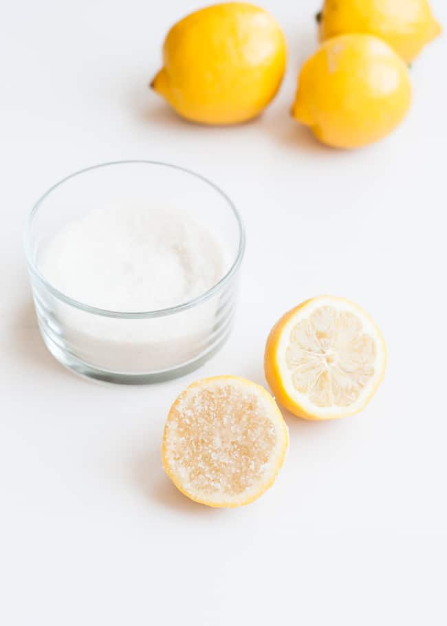 Beauty uses for lemons: Sugar Foot Scrub | 7 Ways to Look Younger with Lemons