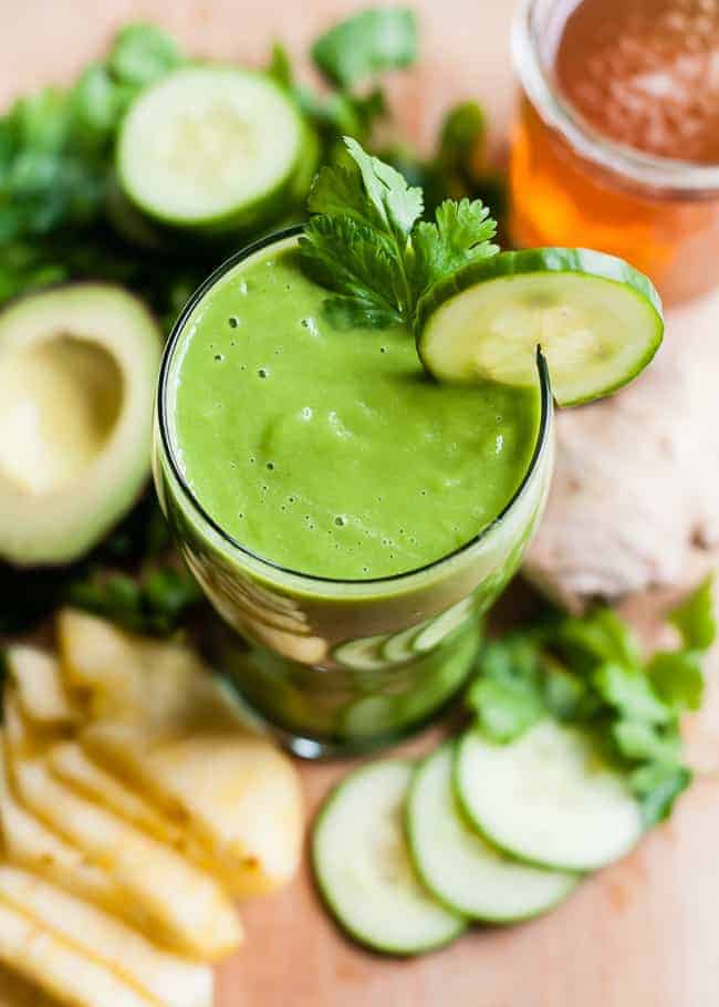 Spring Detox Smoothie Recipe | HelloGlow.co