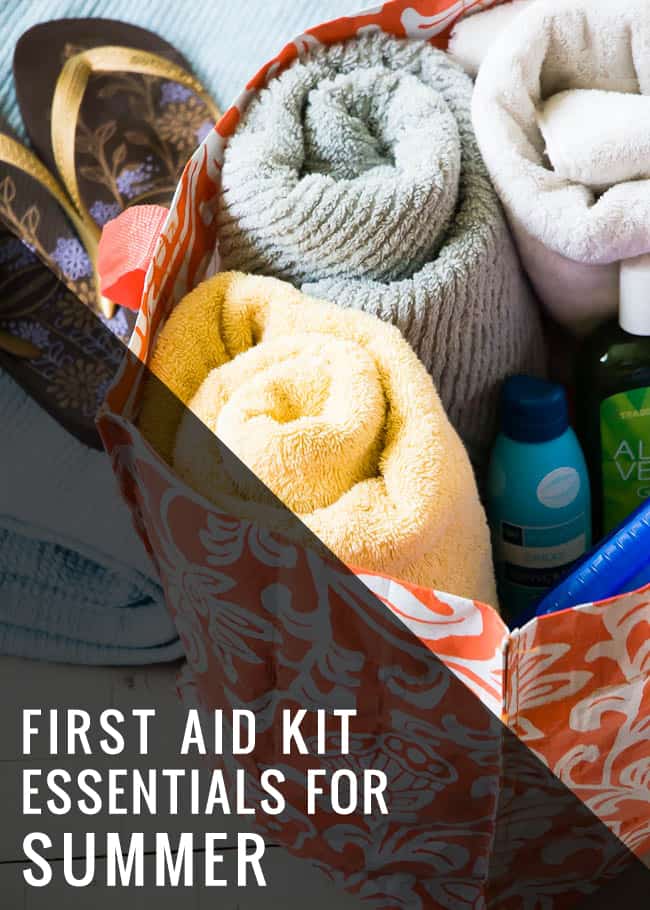 Make a Beach Bag First Aid Kit - Hello Glow