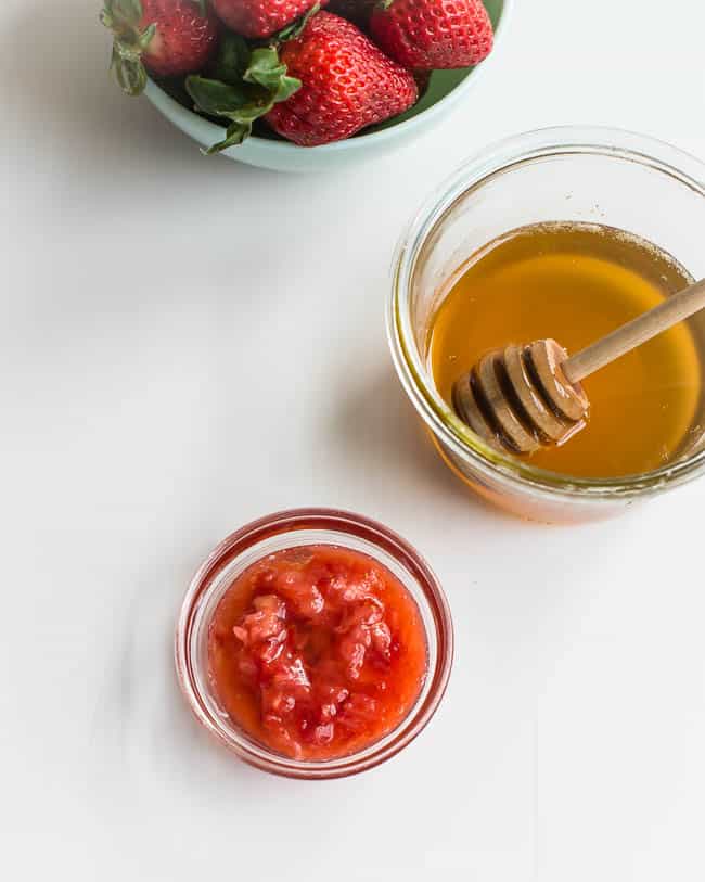 strawberry honey mask | Hello Glow