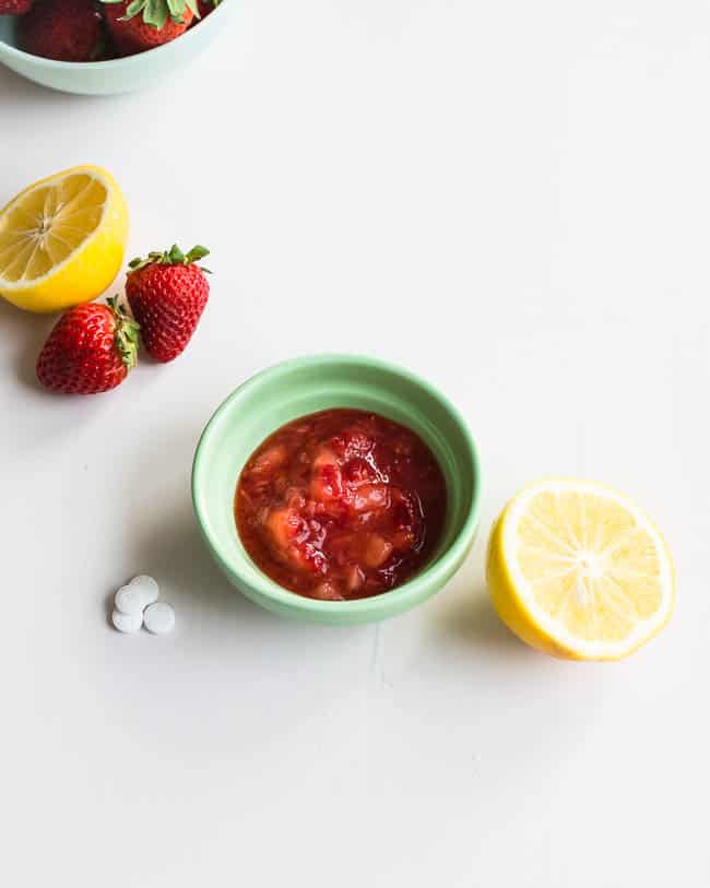 strawberry and lemon face mask