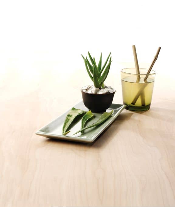 Pineapple aloe cocktail