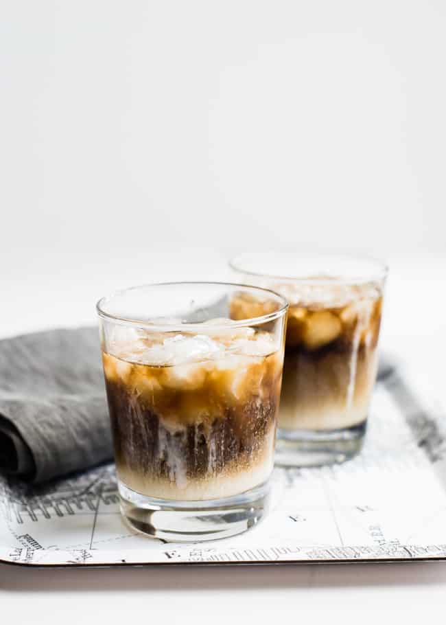 White Russian with DIY Kahlua | Hello Glow