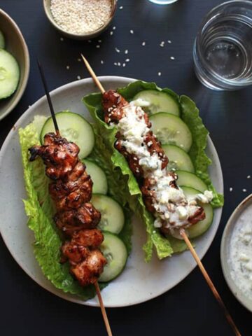 Grilled Ginger Chicken Lettuce Wrap Recipe