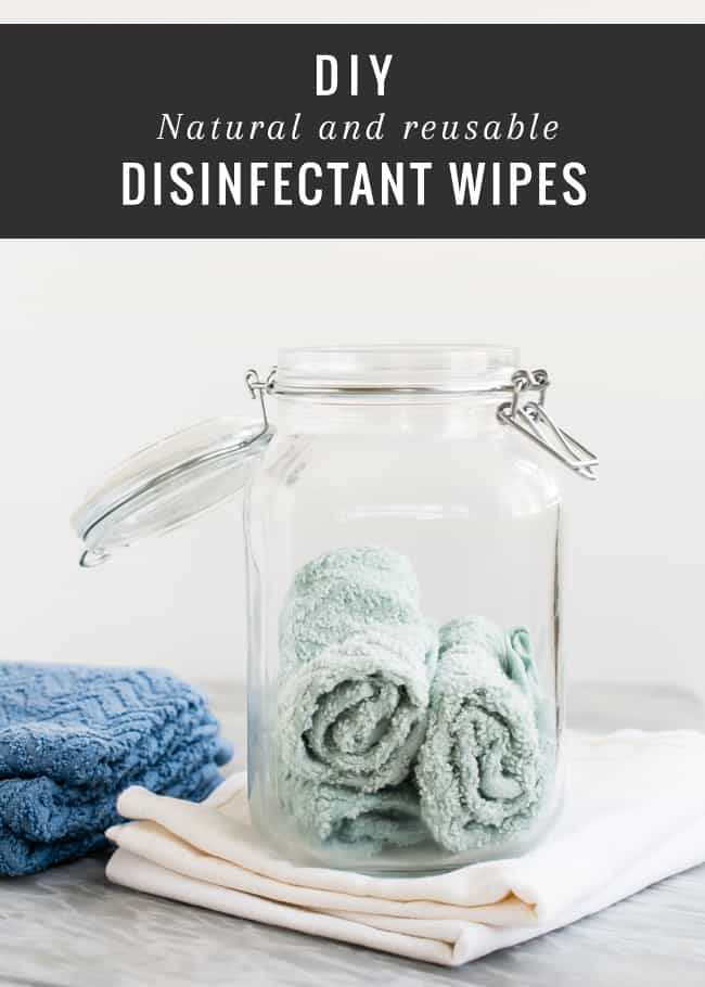 DIY Nontoxic Reusable Cleaning Wipes