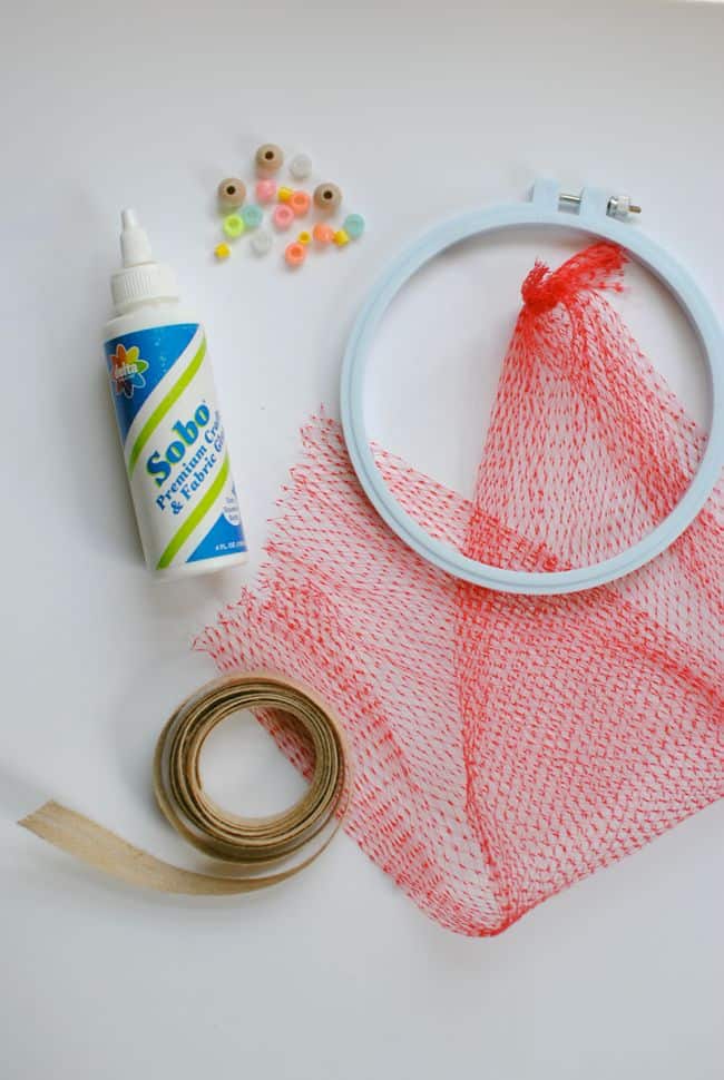 Mesh craft shop bags