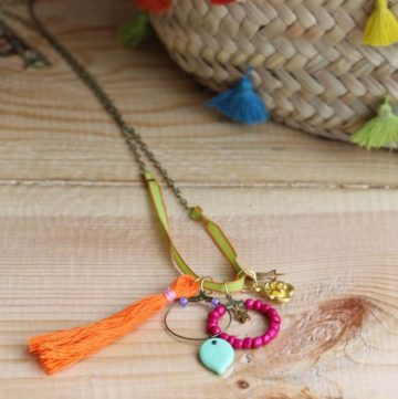 DIY Necklace with Charms | HelloGlow.co
