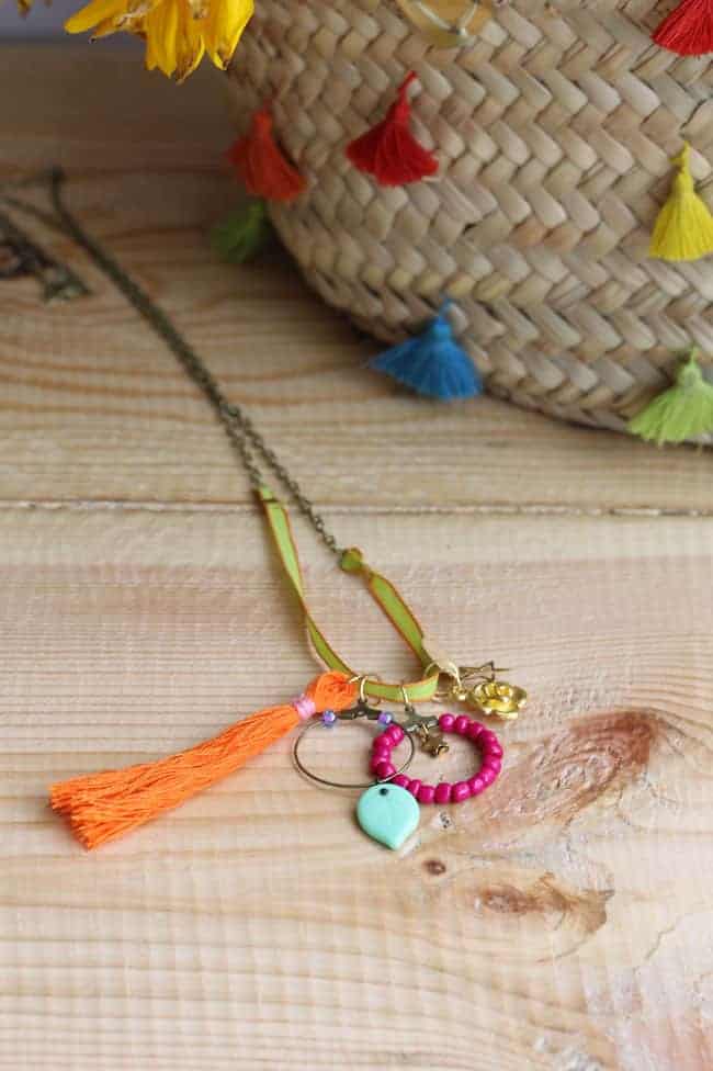 DIY Necklace with Charms | HelloGlow.co