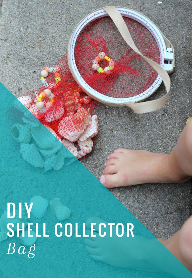 DIY Shell Collecor Bag | HelloGlow.co