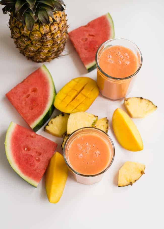 Healthy Watermelon Smoothie | Hello Glow