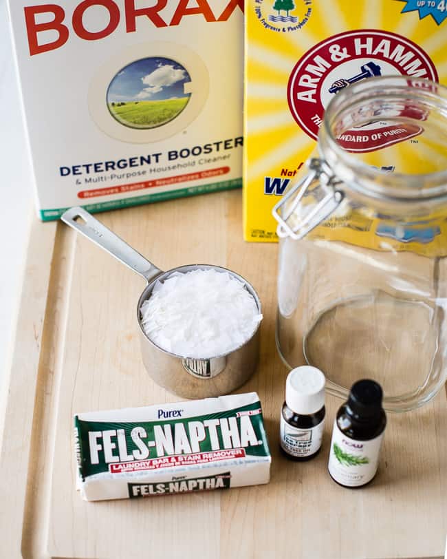 Homemade Laundry Detergent with Tea Tree + Rosemary | HelloGlow.co