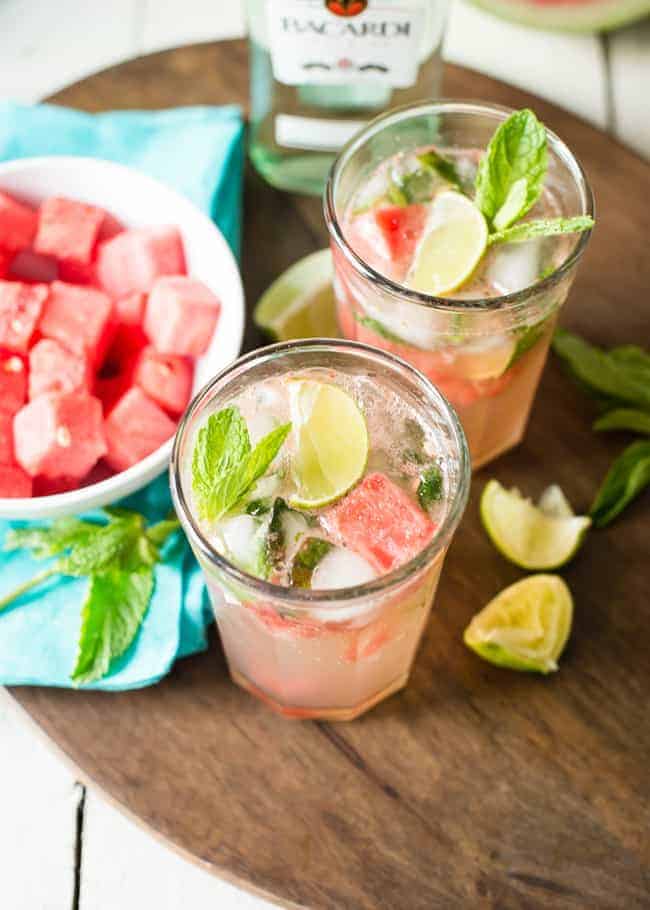 Watermelon Mojito Recipe | HelloGlow.co