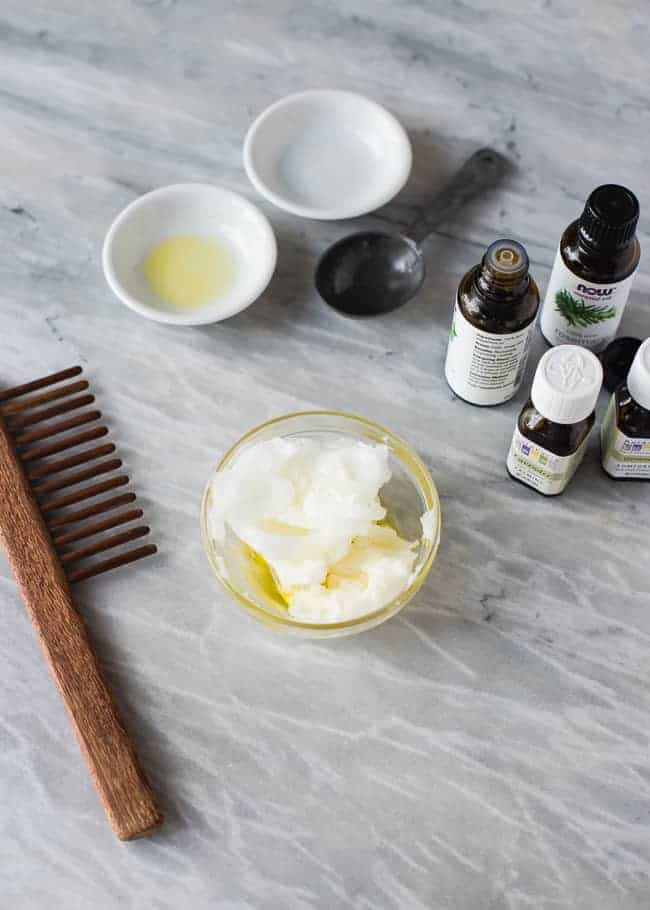 DIY Deep Hair Conditioner with Coconut Oil, Shea Butter + Argan Oil | HelloGlow.co