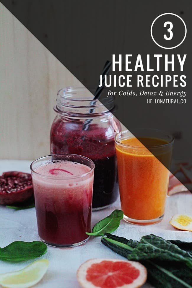 3 Healthy Juice Recipes for Colds | HelloGlow.co