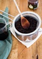 Strained Homemade Elderberry Syrup | HelloGlow.co