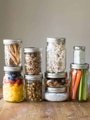 21 Healthy Mason Jar Snacks | HelloGlow.co
