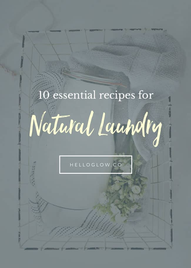 10 Natural Laundry Homemade Recipes