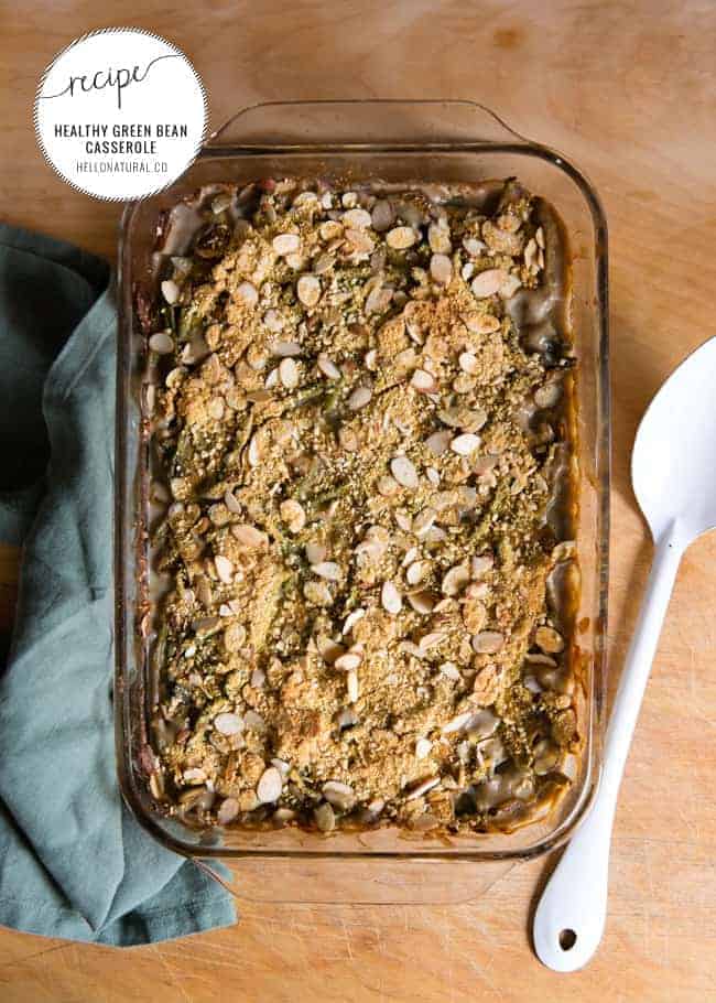 Healthy Green Bean Casserole 