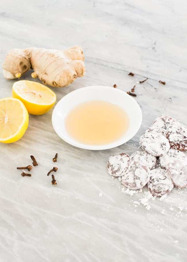 Lemon Ginger Clove Homemade Cough Drops | HelloGlow.co