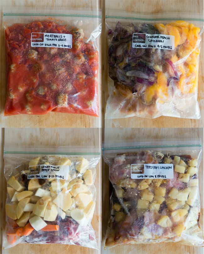 12 MakeAhead Slow Cooker Freezer Meals Hello Glow