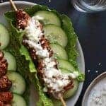 Ginger Tzatziki Chicken Wrap | HelloGlow.co