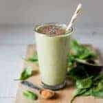 Gingerbread Cookie Green Smoothie | HelloGlow.co