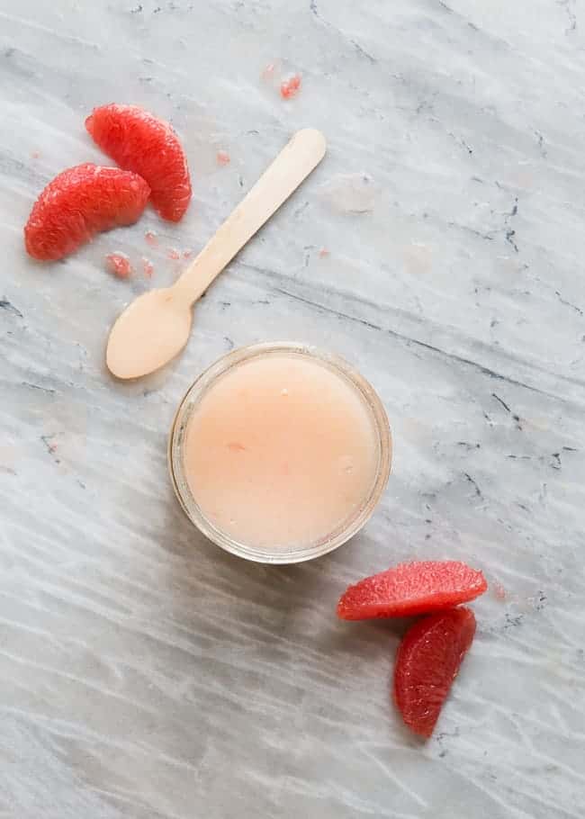 Grapefruit Sugar Scrub | HelloGlow.co