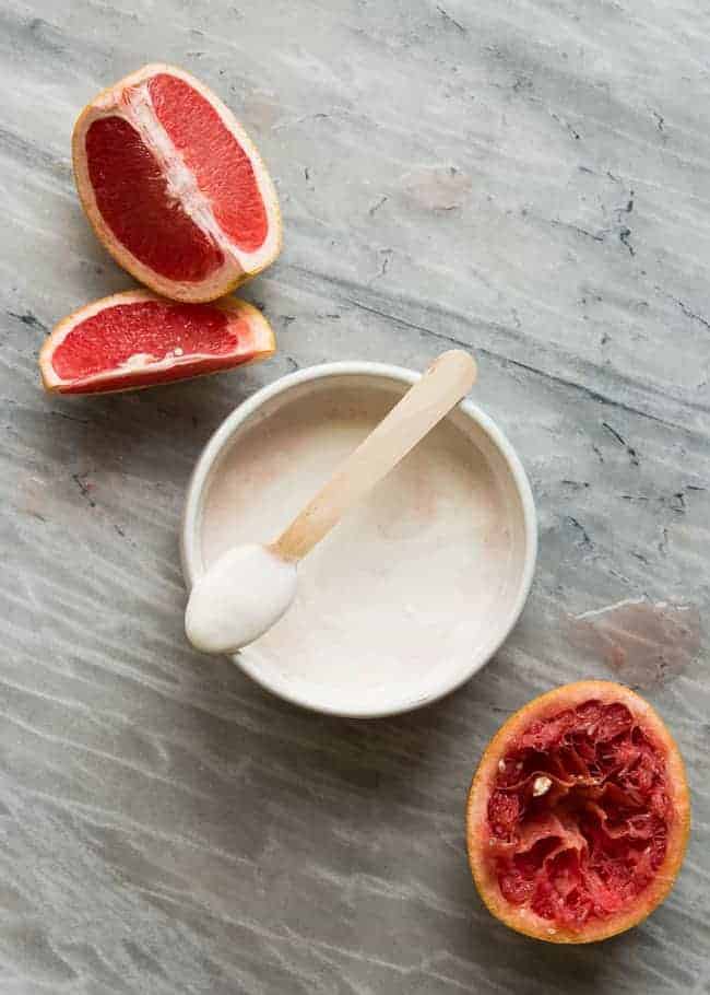 Grapefruit Yogurt Face Mask | HelloGlow.co