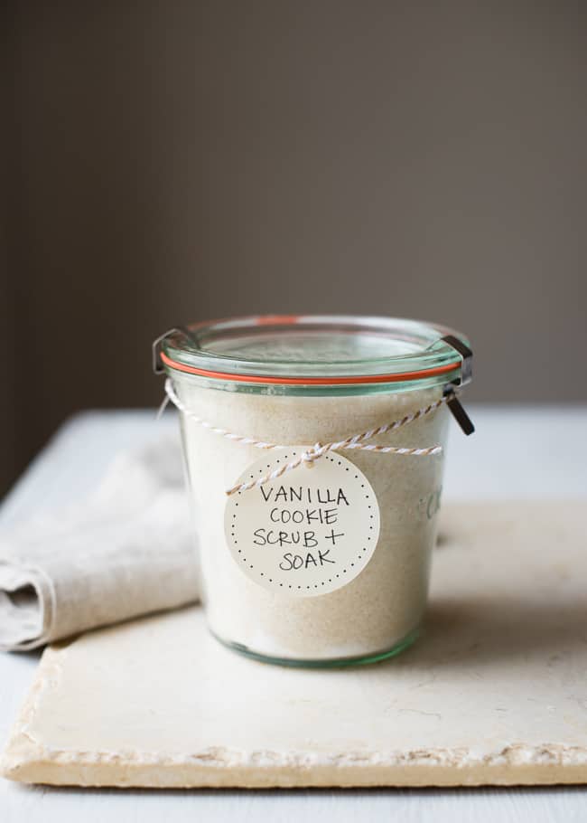 Vanilla Sugar Cookie Scrub + Soak | HelloGlow.co
