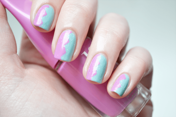 cute easy nail designs using tape