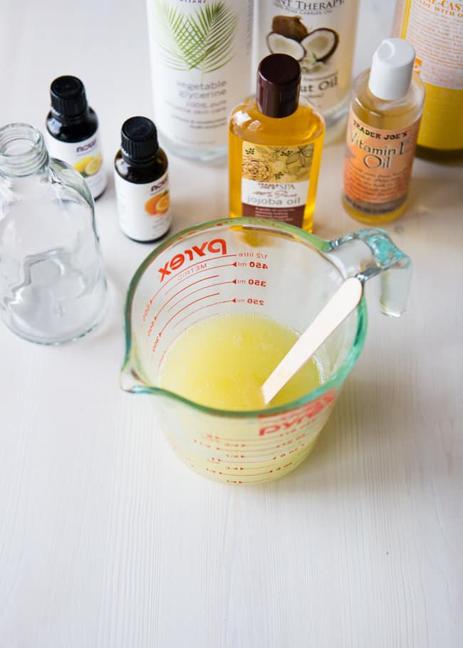 DIY Citrus Body Oil