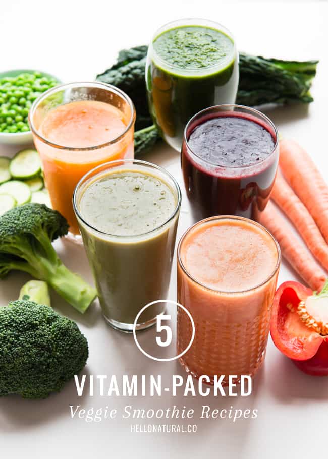 5 Vitamin-Packed Vegetable Smoothies